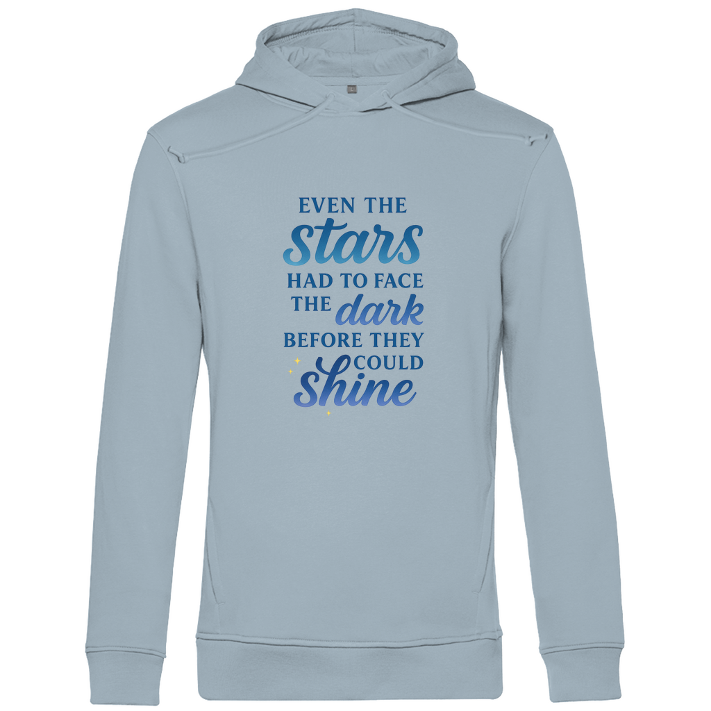 „Even the Stars Had to Face the Dark“ Herren Hoodie