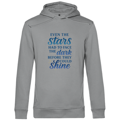 „Even the Stars Had to Face the Dark“ Herren Hoodie