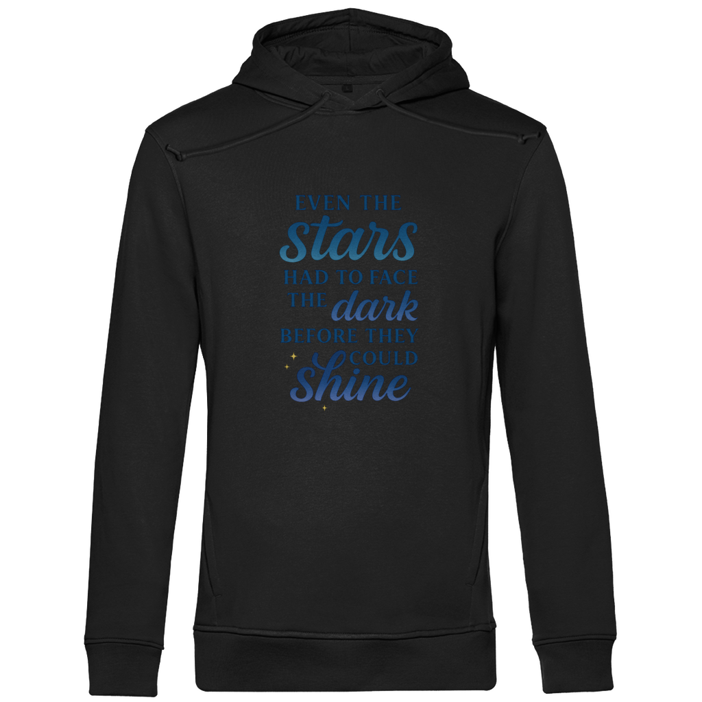 „Even the Stars Had to Face the Dark“ Herren Hoodie