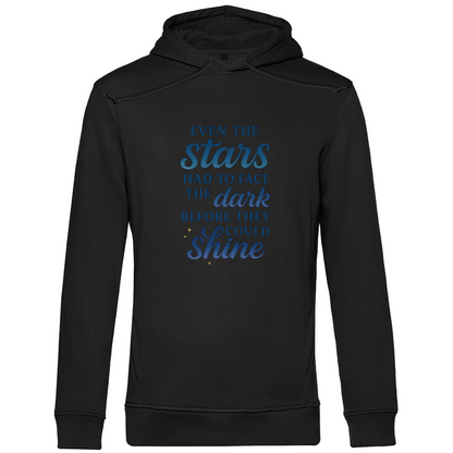 „Even the Stars Had to Face the Dark“ Herren Hoodie
