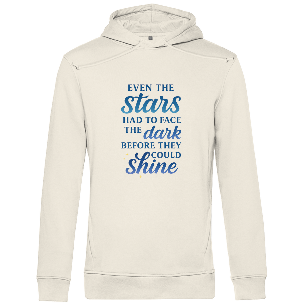 „Even the Stars Had to Face the Dark“ Herren Hoodie