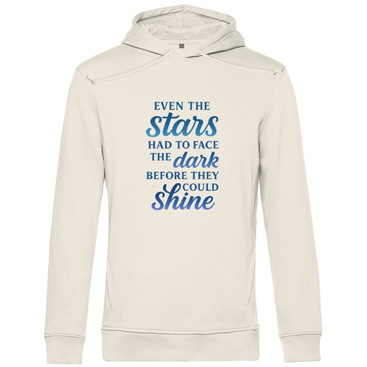 „Even the Stars Had to Face the Dark“ Herren Hoodie