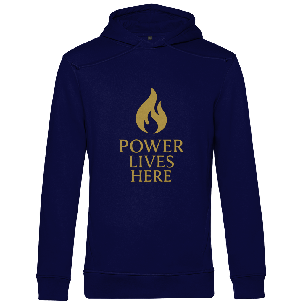 "Power Lives Here" Herren Hoodie