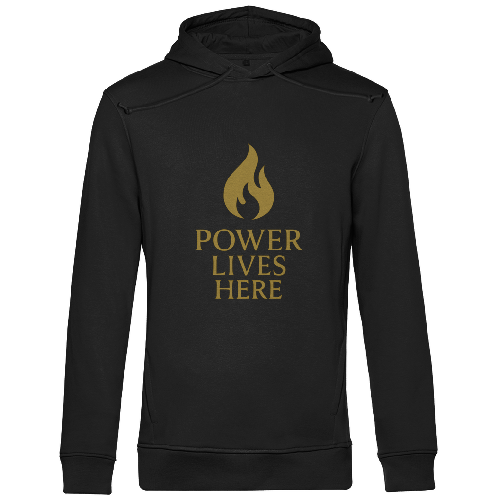 "Power Lives Here" Herren Hoodie