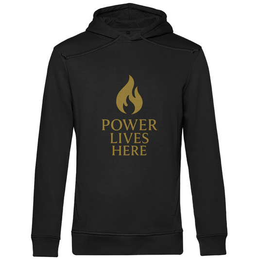 "Power Lives Here" Herren Hoodie