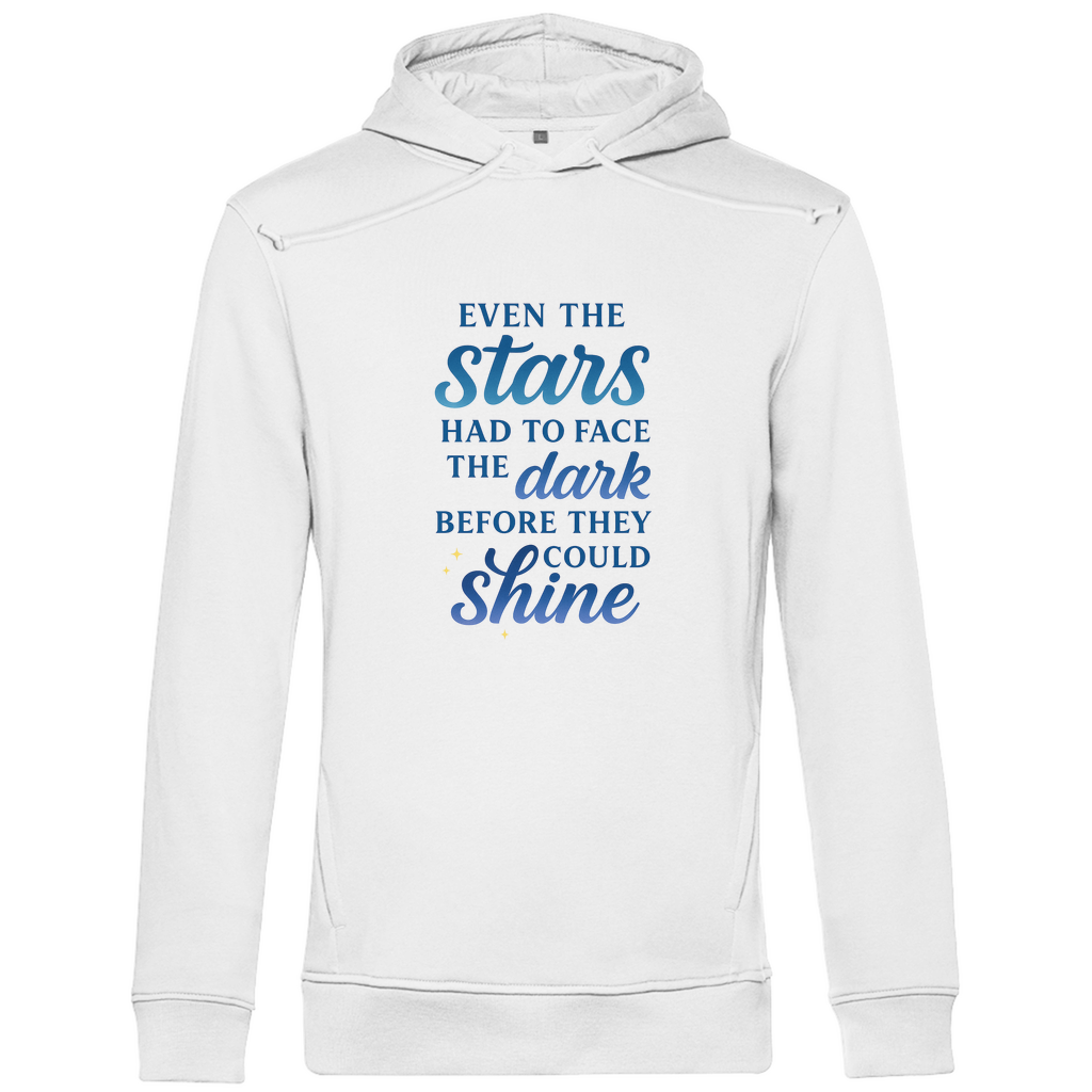 „Even the Stars Had to Face the Dark“ Herren Hoodie
